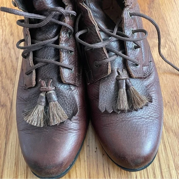 Ariat Roper laced up boots horse hair tassel 7 - Picture 6 of 10